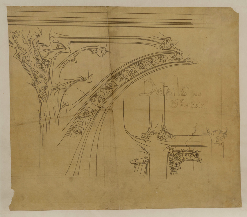 Hector Guimard - Paris 16e, 16, rue La Fontaine, Castel Béranger, propriété de M...
