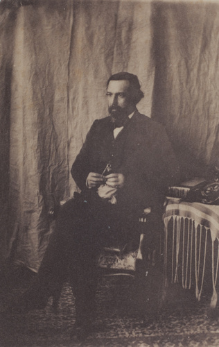 Henry Sauvaire - Portrait d'homme assis