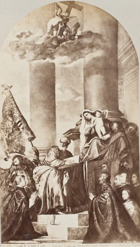Carlo Naya - La Famiglia Pesaro (Pala Pesaro), Tiziano