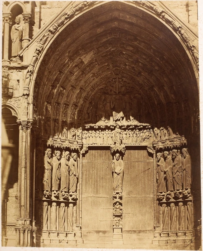 Bisson frères - Notre-Dame de Paris, portail central de la façade occidentale