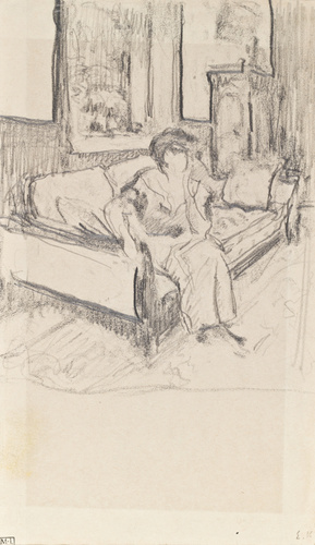 Edouard Vuillard - Etude pour le portrait de Madame Georges Bernheim