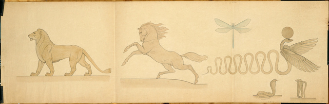 Charles Lameire - Etude préparatoire pour l'Enseignement progressif du dessin, l...