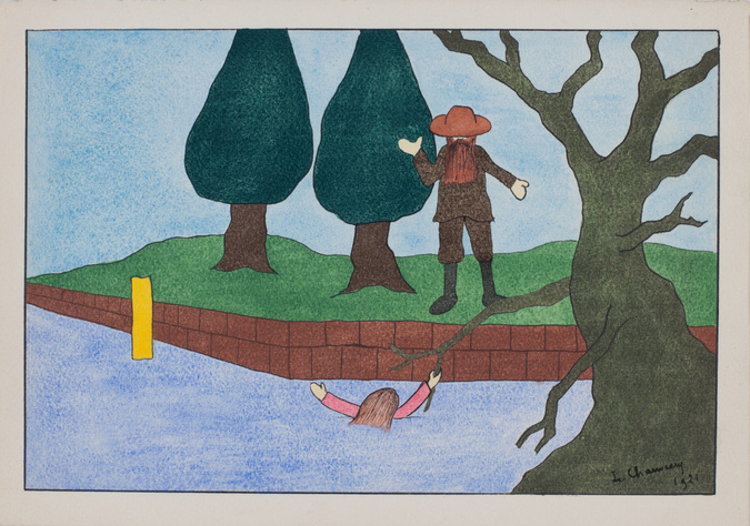 Léopold Chauveau - Fables de La Fontaine : L'Enfant et le Maître d'école