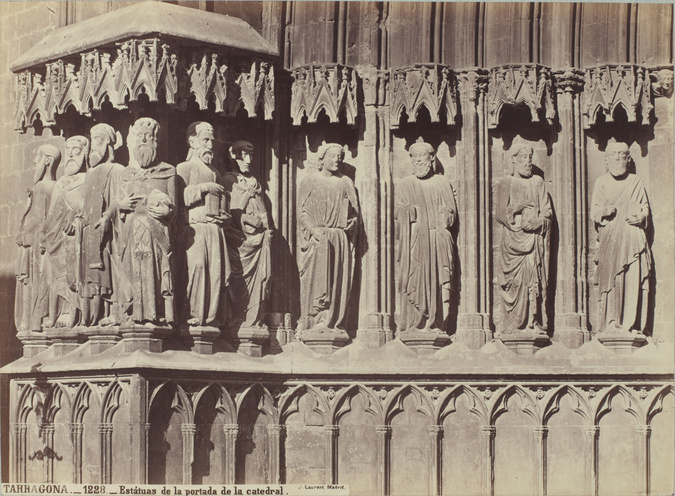 Juan Laurent - Tarragona - Estatuas de la portada de la Catedral