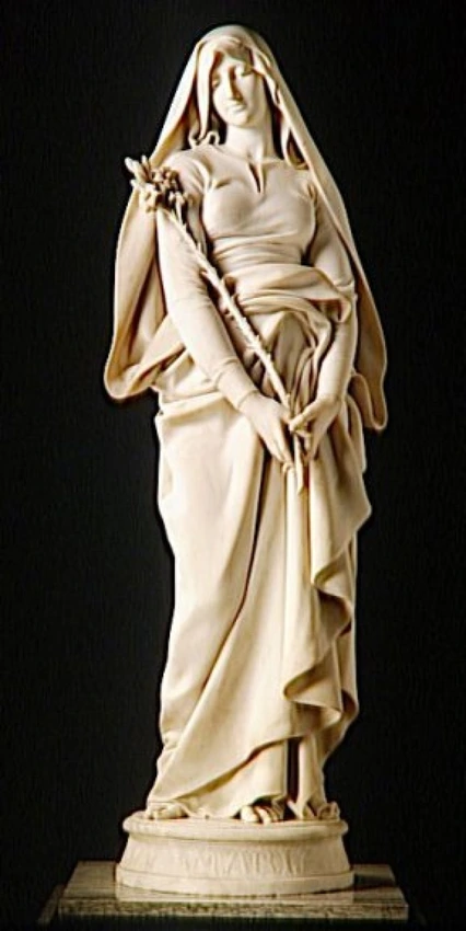 Eugène Delaplanche - Vierge au lys