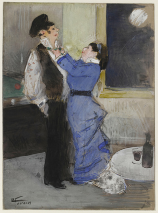 Jean-Louis Forain - Le Noeud de cravate