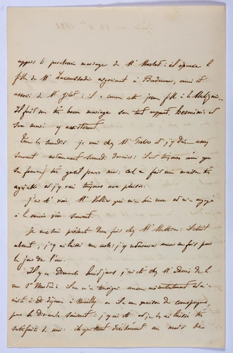Gustave Eiffel - 1852. 21 lettres de Gustave Eiffel à sa mère ou à son père