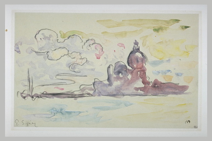 Paul Signac - L'église de la Salute, à Venise
