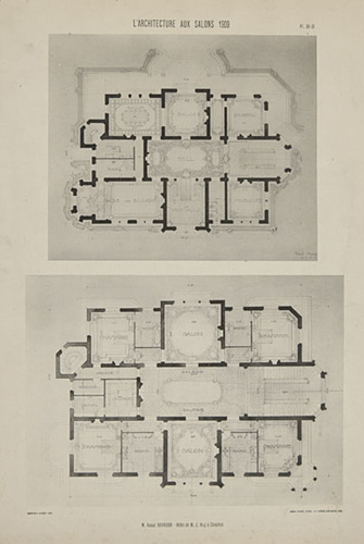 Raoul Brandon - Hôtel de M. J.J. Hug à Gésireh (Egypte)