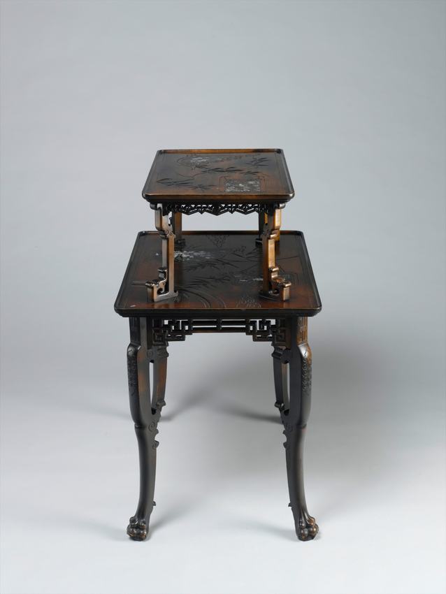 Table à thé à double plateau - Gabriel Viardot