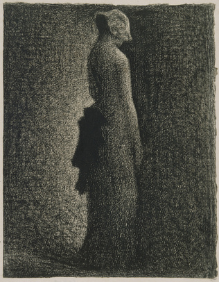 Georges Seurat - Le noeud noir
