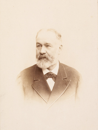 Wilhem Benque - Homme barbu, en buste, Mr Pauwel ?