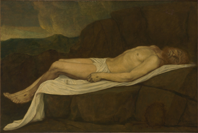 Alphonse Legros - Le Christ mort