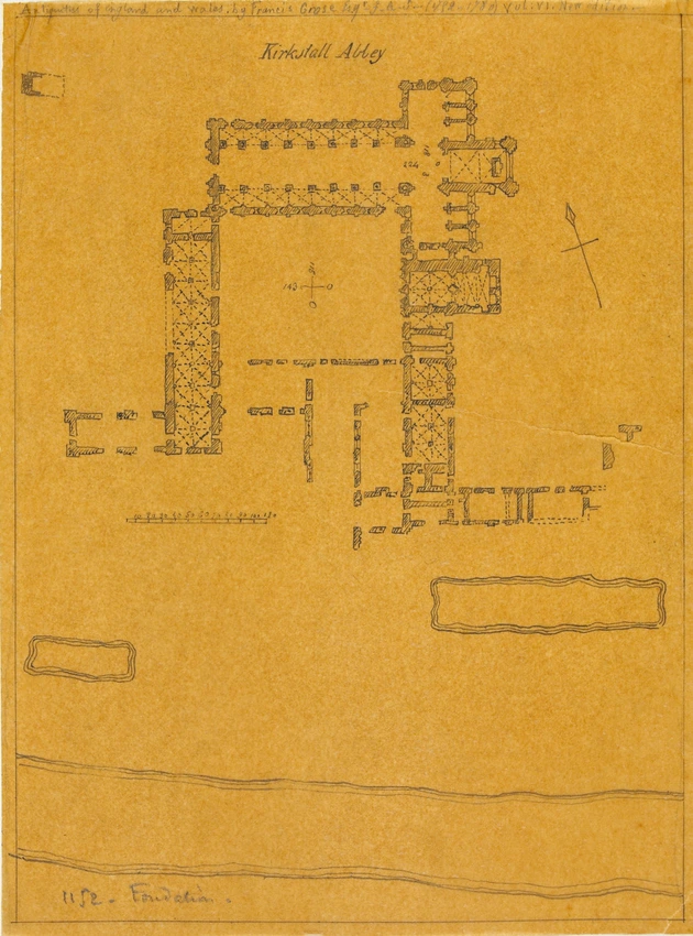 Victor Ruprich-Robert - Kirkstall Abbey, plan