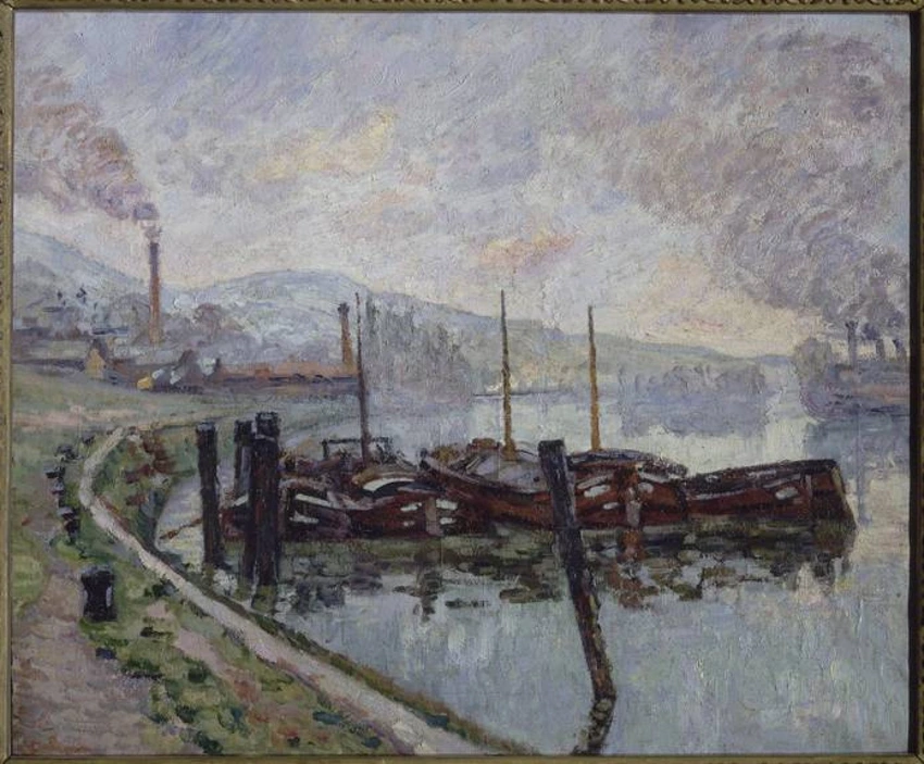 Péniches - Armand Guillaumin