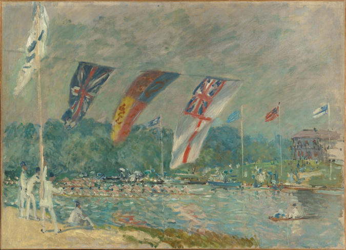 アルフレッド・シスレーL'ALLEE DES PEUPLIERS A MORET Allée de peupliers aux environs de Moret-sur-Loing - Alfred