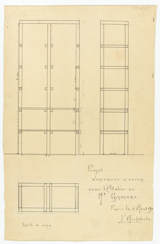 Hector Guimard - Paris 16e, 16, rue La Fontaine, Castel Béranger, propriété de M...