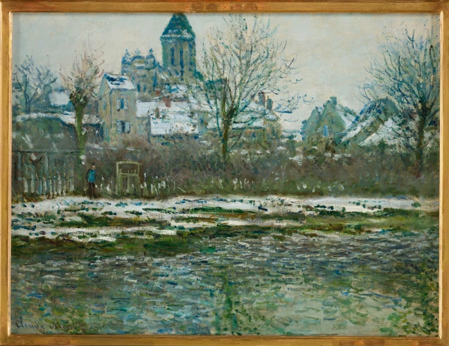 Effet de neige à Vétheuil - Claude Monet