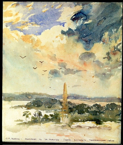 John Russell - Monument à La Pérouse, l'Orage arrive