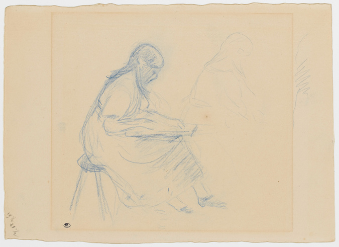 Berthe Marie Pauline Morisot - Julie Manet dessinant