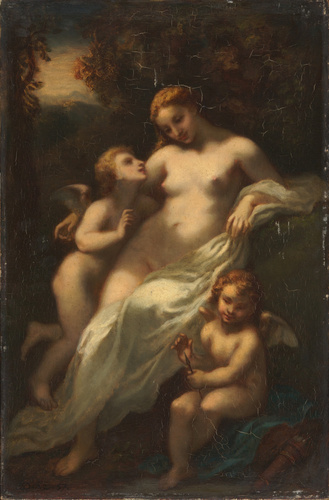 Narcisse Diaz de la Pena - Les Caresses de l'Amour