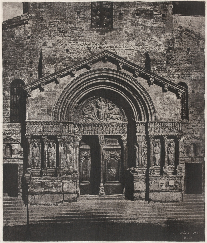 Charles Nègre - Arles. Saint-Trophime. Le portail