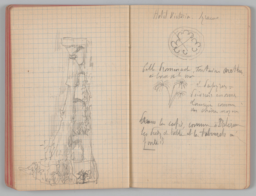Charles-Justin Le Coeur - Carnet de notes concernant son voyage en Italie