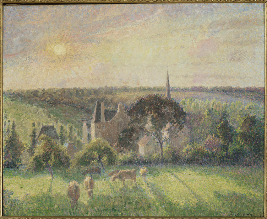 Camille Pissarro - Paysage à Eragny
