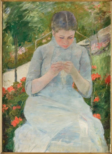 Mary Cassatt - Jeune fille au jardin