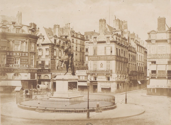 Adolphe Humbert de Molard - Paris, la place des Victoires