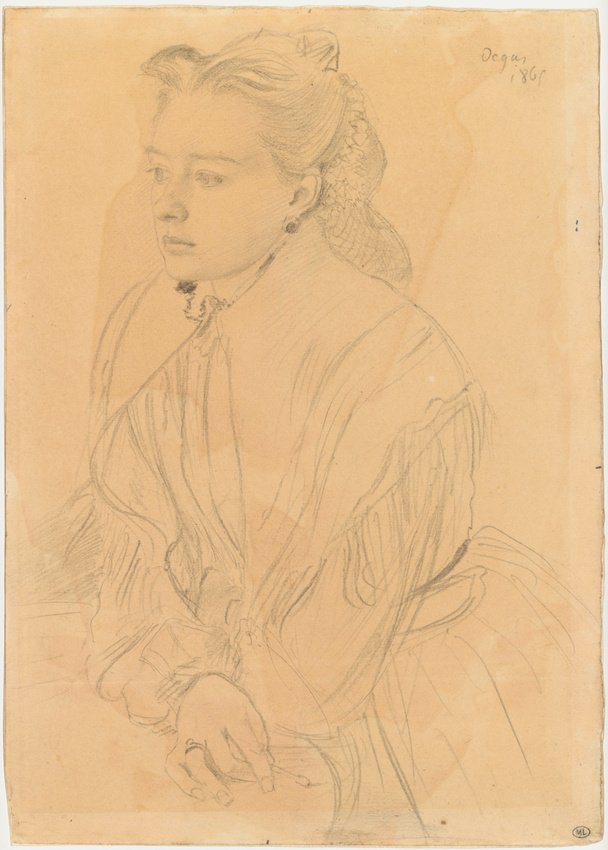Edgar Degas - Portrait de Mademoiselle Hélène Hertel