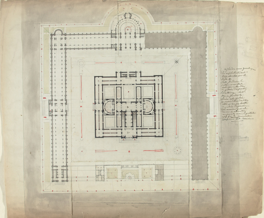 Louis Boitte - Un conservatoire, plan