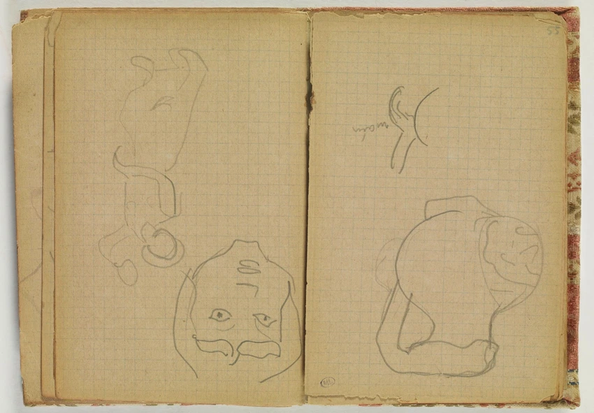 Croquis Paul Gauguin Mus E D Orsay