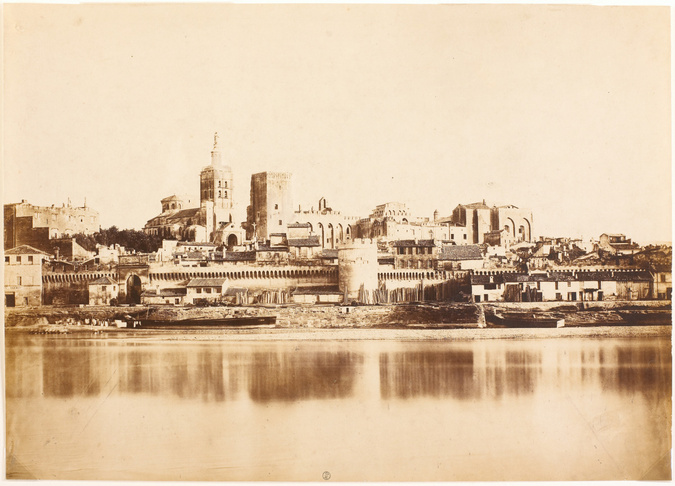 Édouard Baldus - Inondations du Rhône en 1856, à Avignon