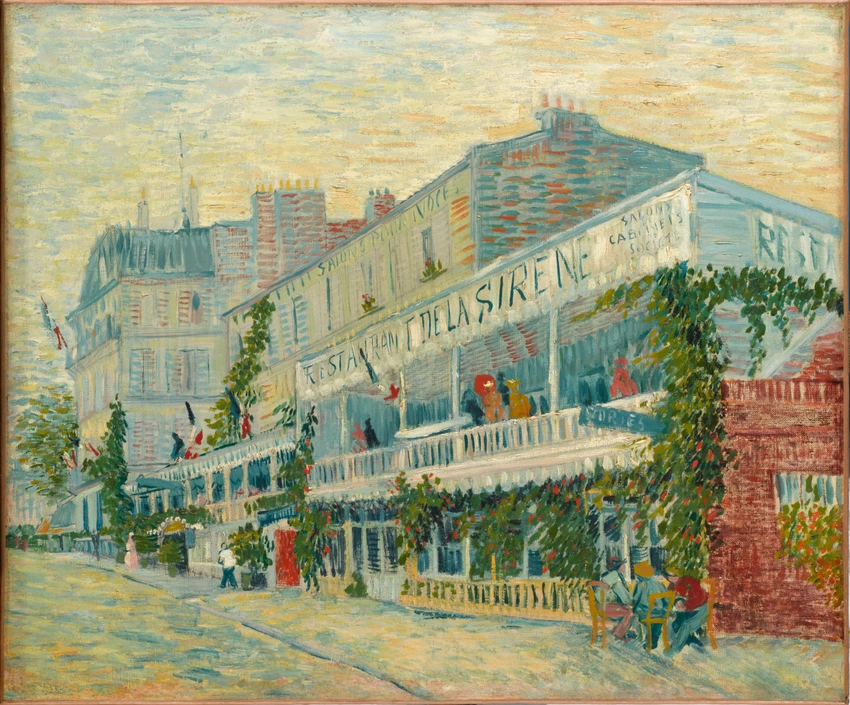 Le Restaurant de la Sirène à Asnières - Vincent Van Gogh