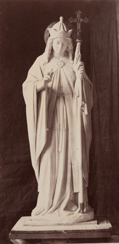 Charles Marville - Statue de la Religion, chapelle funéraire du duc de Luynes, D...