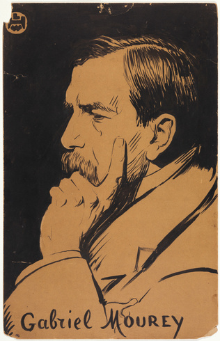 Louis Welden Hawkins - Portrait de Gabriel Mourey, en buste