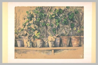 Les pots de fleurs - Paul Cézanne