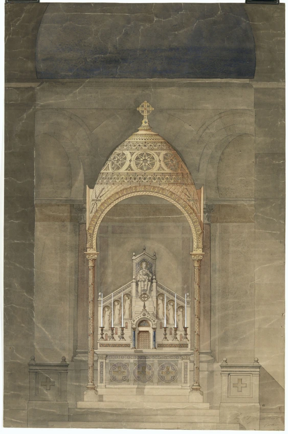 Juste Lisch - Chapelle des Dames Auxiliatrices, ciborium