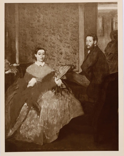 Anonyme - "Monsieur et Madame Edmond Morbilli", tableau d'Edgar Degas