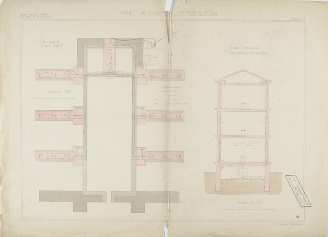 Léon Adhémar - Projet de chauffage et ventilation