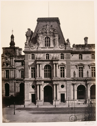 Édouard Baldus - Louvre, pavillon Turgot