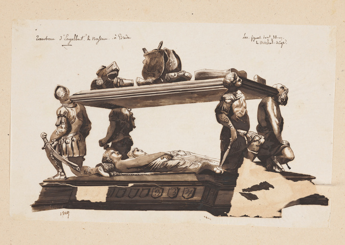Edouard Villain - Tombeau d'Engelbert de Nafsau, Breda