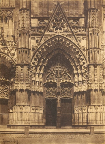 Gustave Le Gray - Tours, cathédrale Saint-Gatien, portail central