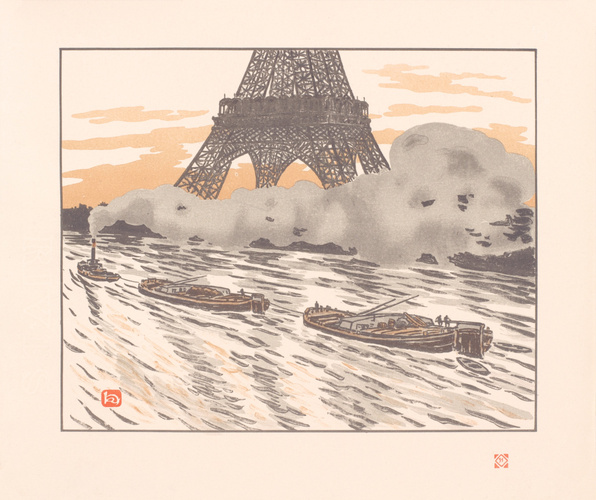 Henri Rivière - Les Péniches