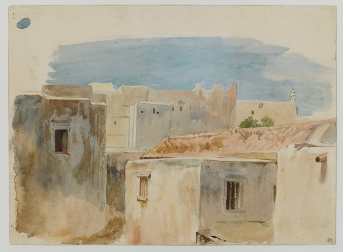 Alfred Dehodencq - Maisons marocaines