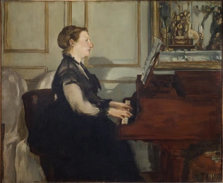 Edouard Manet - Madame Manet au piano