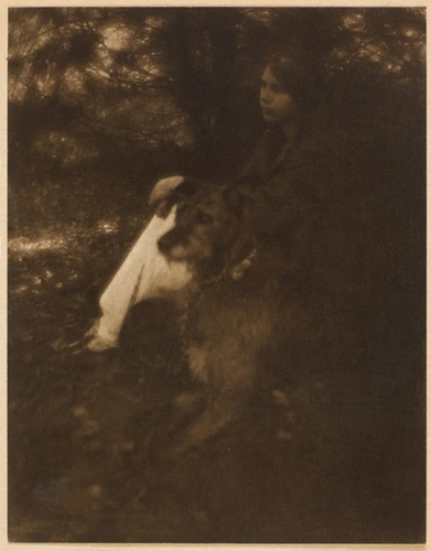 George H. Seeley - Girl with Dog