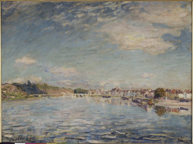 Allée de peupliers aux environs de Moret-sur-Loing - Alfred Sisley