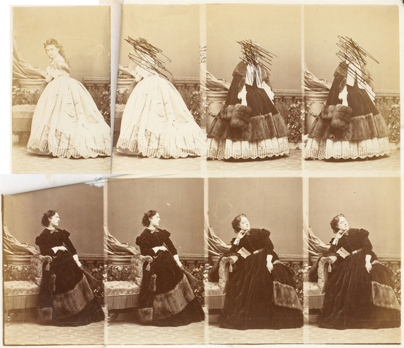 André Adolphe Eugène Disdéri - Louise Arène (Odéon), Nelly (Ambigu)